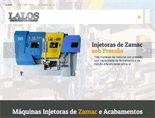 Tablet Screenshot of lalos.com.br
